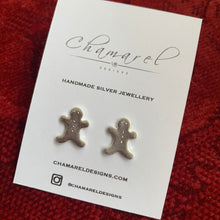 Load image into Gallery viewer, Gingerbread Men Studs