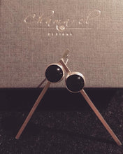 Load image into Gallery viewer, Secant Black Star of India Drop Studs