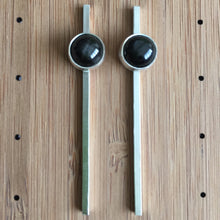 Load image into Gallery viewer, Secant Black Star of India Drop Studs