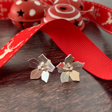 Load image into Gallery viewer, Poinsettia Studs