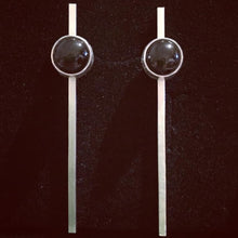 Load image into Gallery viewer, Secant Black Star of India Drop Studs