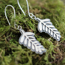 Load image into Gallery viewer, Forest Fern Drop Earrings 3