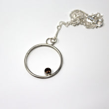 Load image into Gallery viewer, Smoky Quartz Kissing Circles Pendant