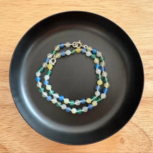 Load image into Gallery viewer, Artisan unisex Mixed Agate bead bracelets handcrafted in the UK
