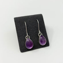 Load image into Gallery viewer, Purple Rain(drop) Earrings
